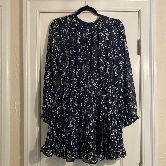 Lulus | Dresses | Too Cute Navy Blue Floral Print Smocked Long Sleeve Mini Dress | Poshmark Lulus | Dresses | Too Cute Navy Blue Floral Print Smocked Long Sleeve Mini Dress | Poshmark